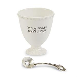 Fudge Pedestal Serving Set