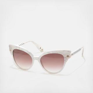 Chelsea Pearl Cat-Eye Sunglasses