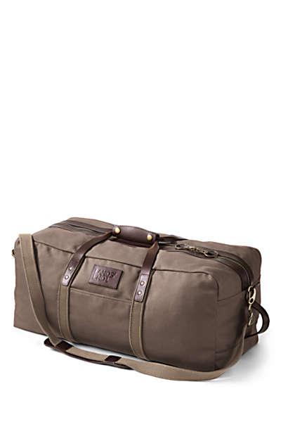 Waxed Canvas Travel Duffle Bag