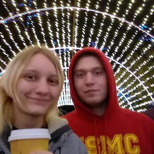Trail of lights