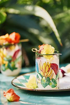 Farm Rio x Anthropologie Juice Glass