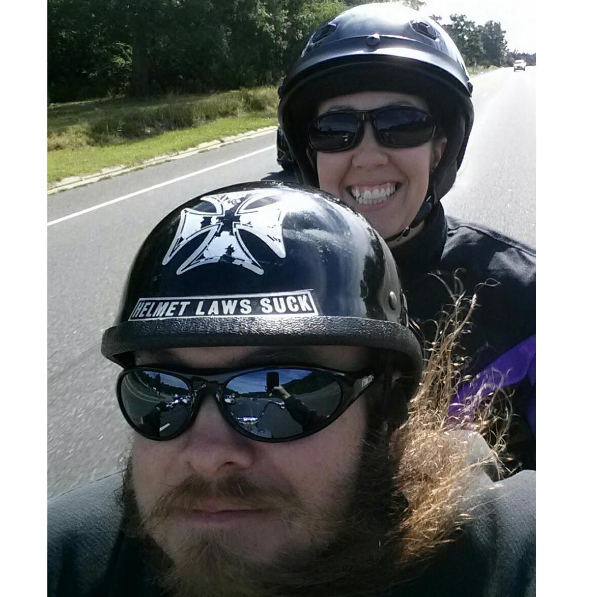 Enjoying one of the things we love to do together.