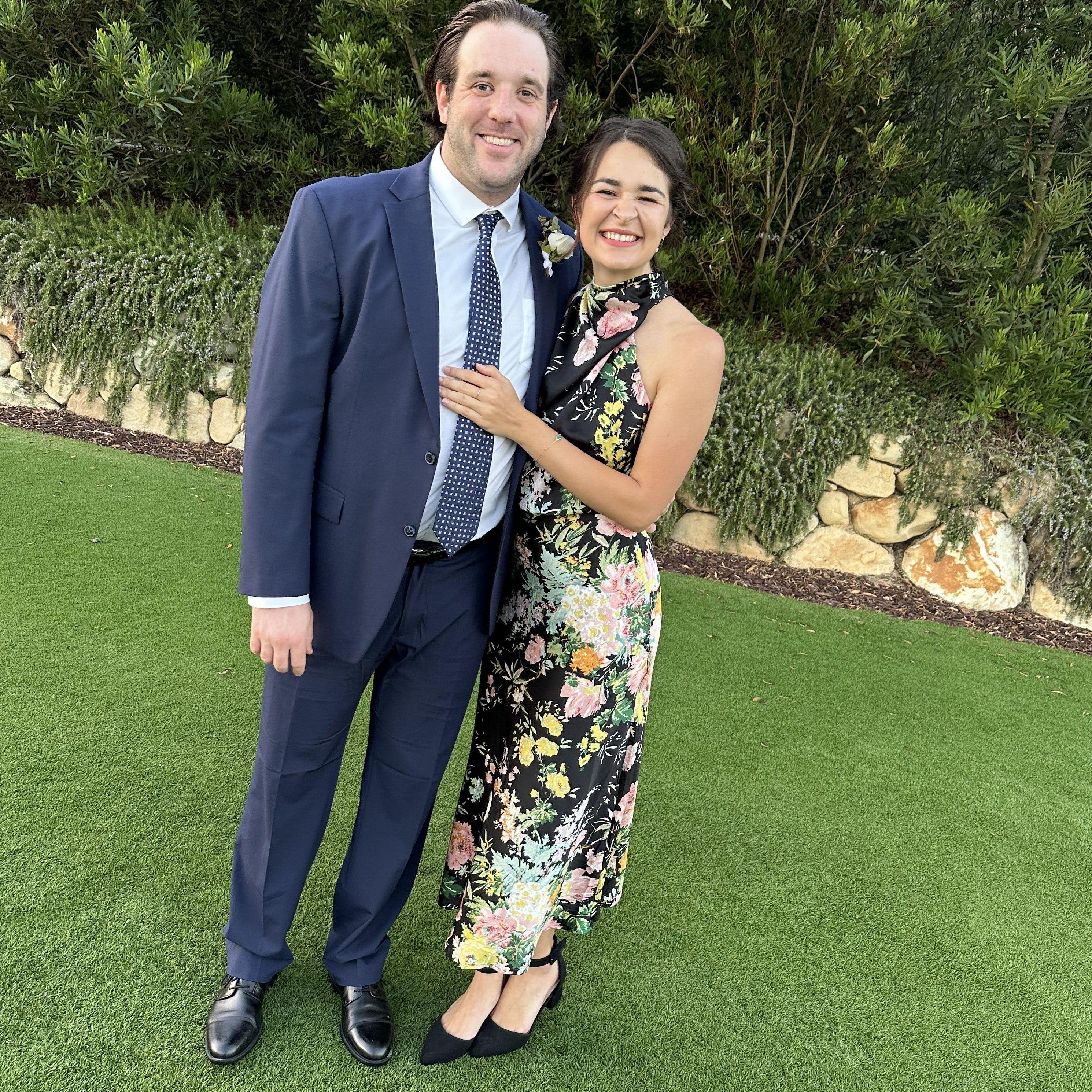 In beautiful Santa Barbara, California for Blake & Alex's wedding!