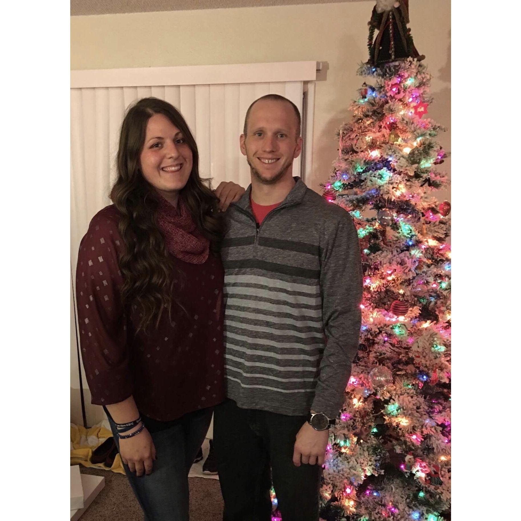 Our first Christmas together as a couple!