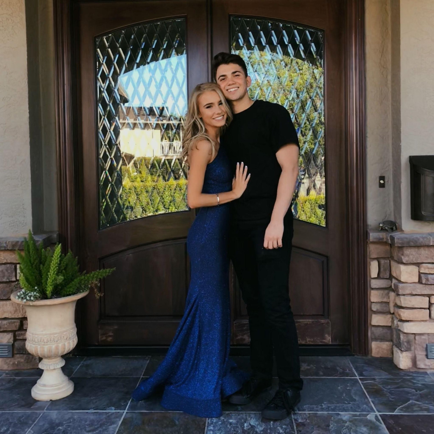 Danielle's Junior prom, where Rudy surprised her to take some pics before his shift at Main Street Burgers