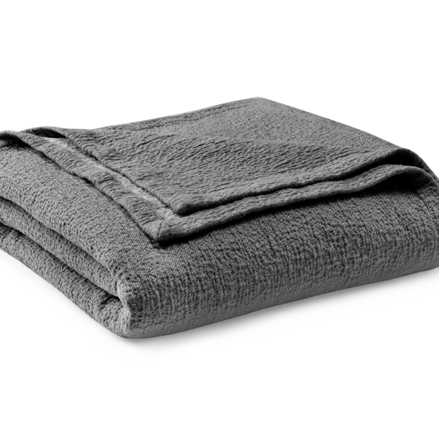 Pacific Coverlet: Full/Queen Size; Charcoal Color