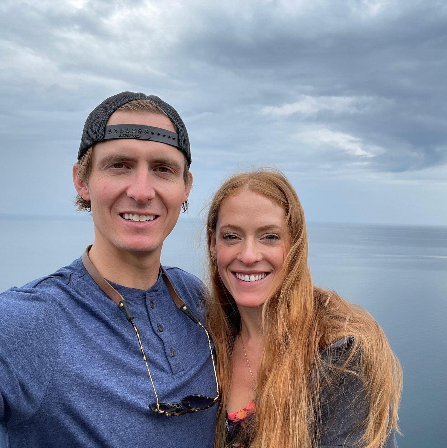 Our first weekend together! Charlie surprised me at the finish line of the Lutsen 99er mountain bike race...love was in the air!