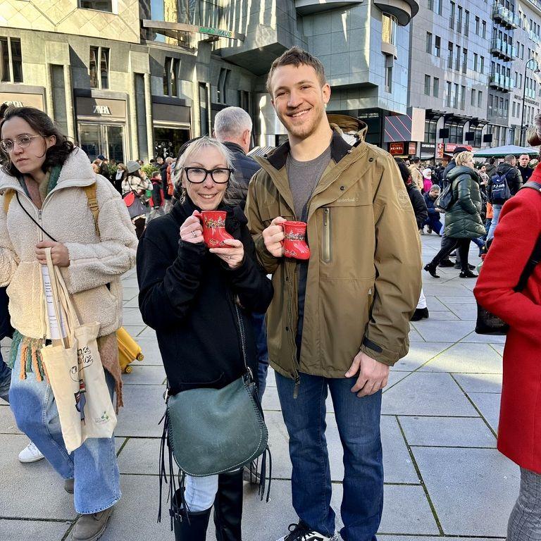 Traveling to Europe with Carly's parents