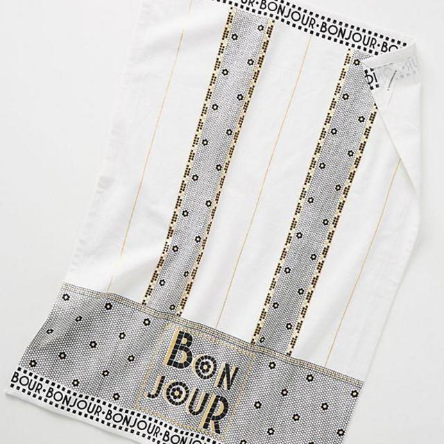 Bonjour Bistro Tile Dish Towel
