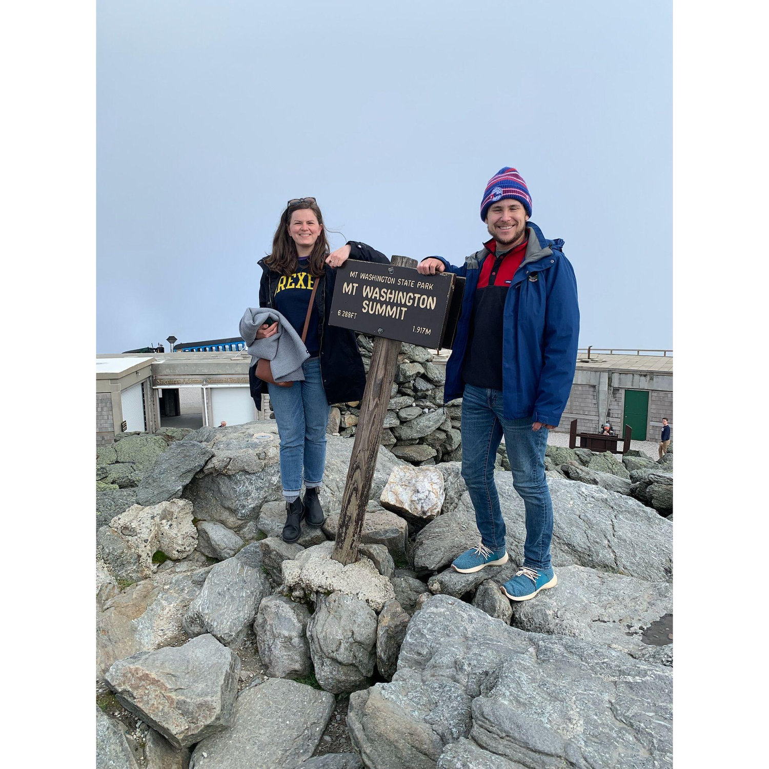 At the peak of Mount Washington. September 2022