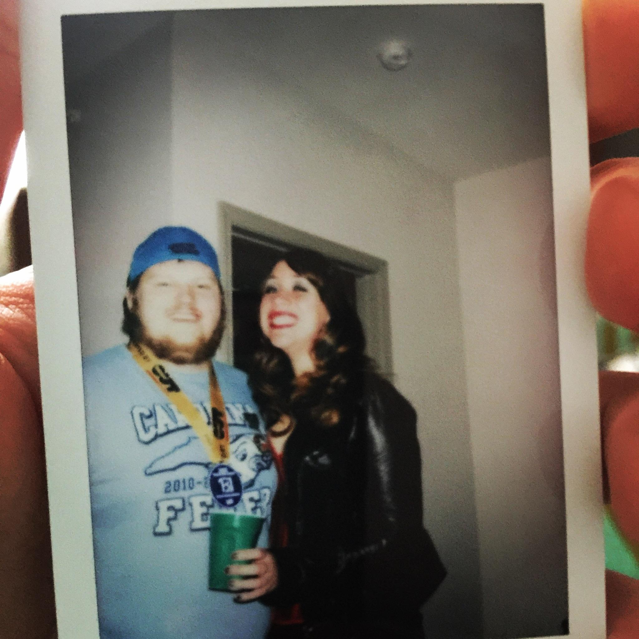 Our "7 deadly sins" housewarming party when we first moved in together in Raleigh