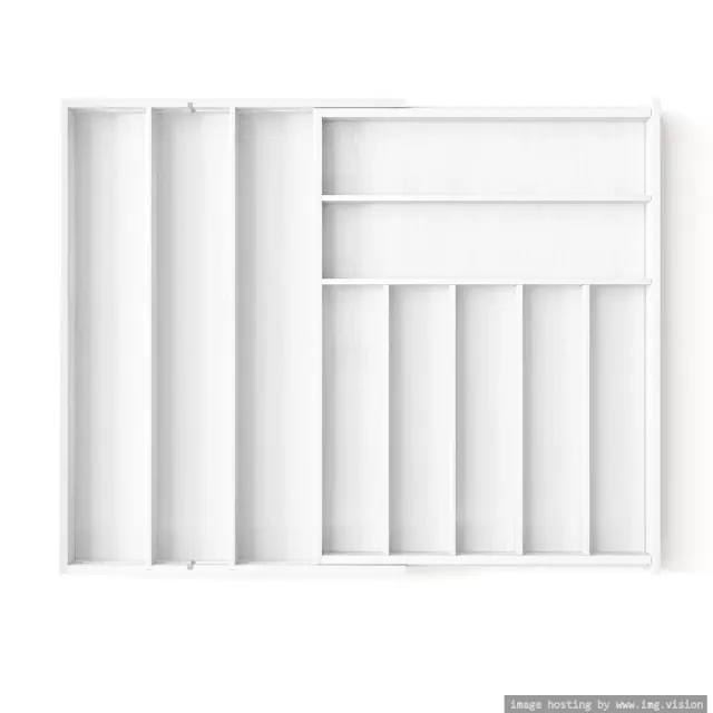 SpaceAid Bamboo Silverware Drawer Organizer with Labels, Expandable