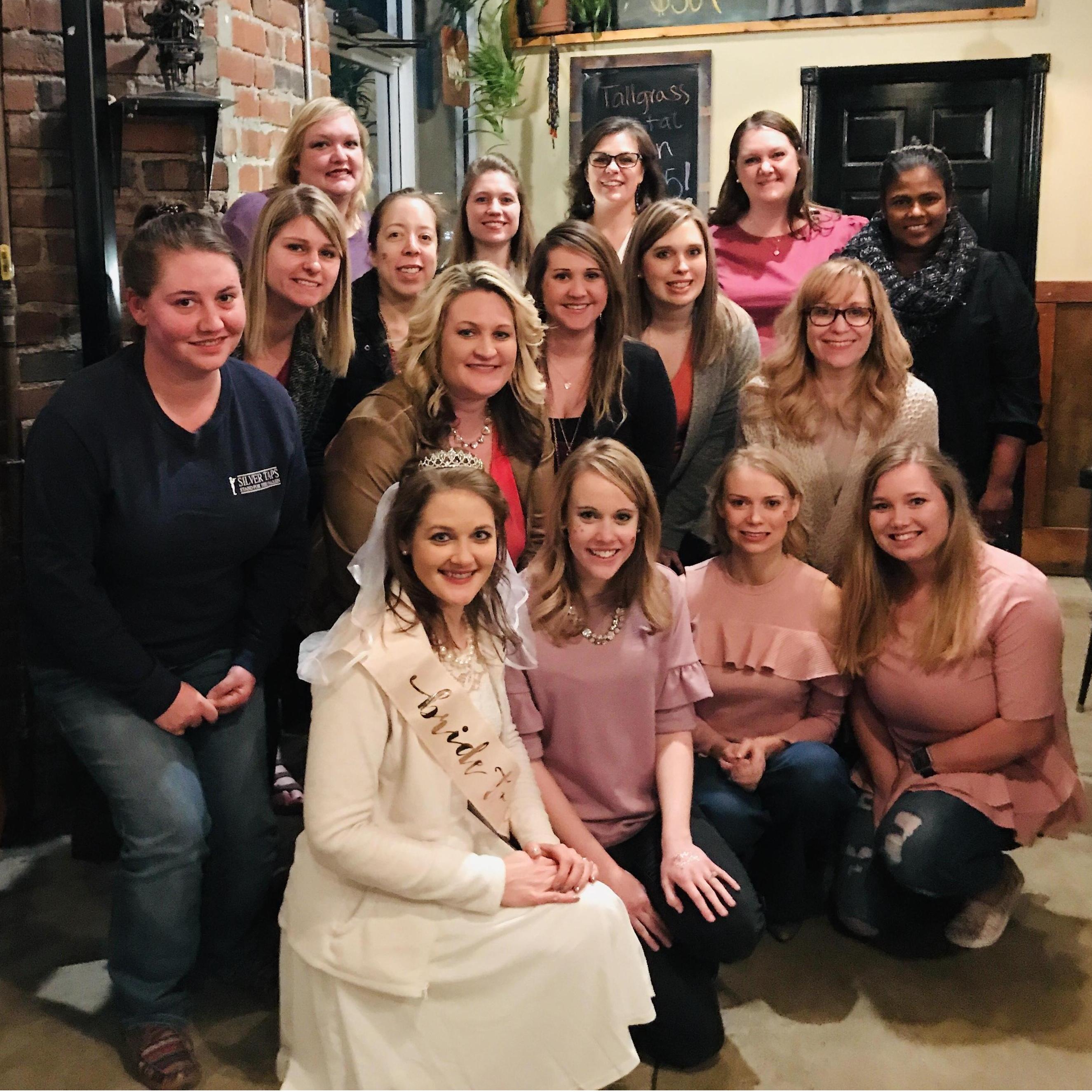 February 2019 - Wichita, Kansas - Wichita Bachelorette dinner at The Monarch with beautiful women