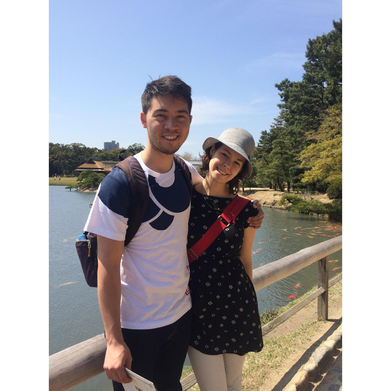 March 2015: Emie tagged along on the Broad family's trip to Japan.