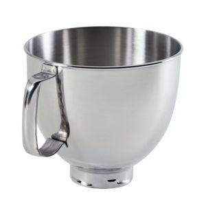 5-Qt. Tilt-Head Polished Stainless Steel Bowl with Comfortable Handle K5THSBP | KitchenAid