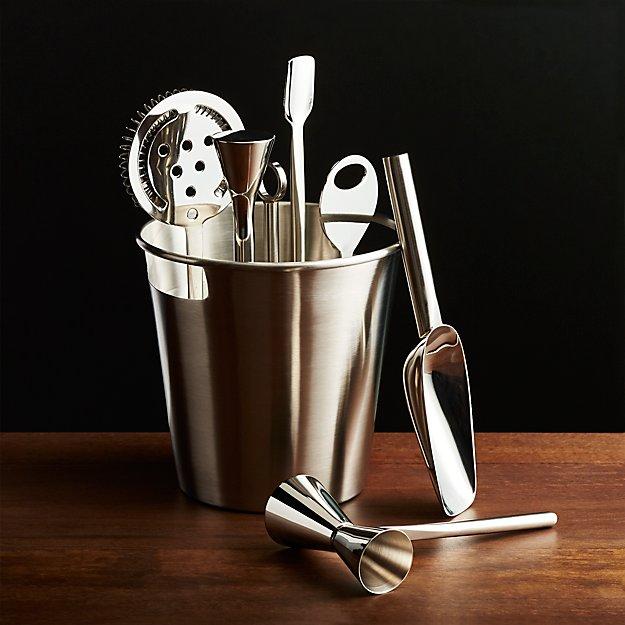 Bar Tool Set Silver