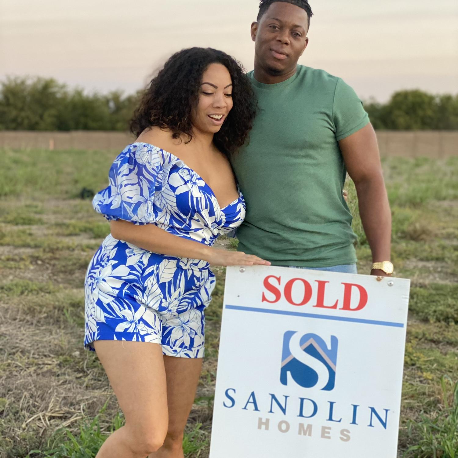 Our homesite after we signed the contract