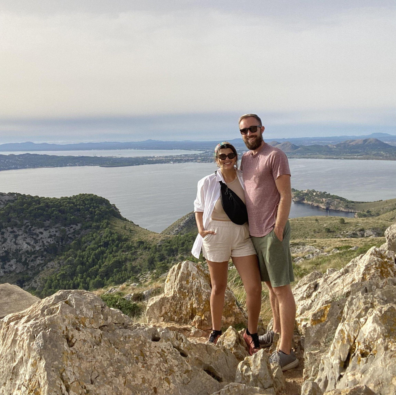 This photo was taken in Mallorca,Spain. It was one of our favorite destinations we've traveled to together.