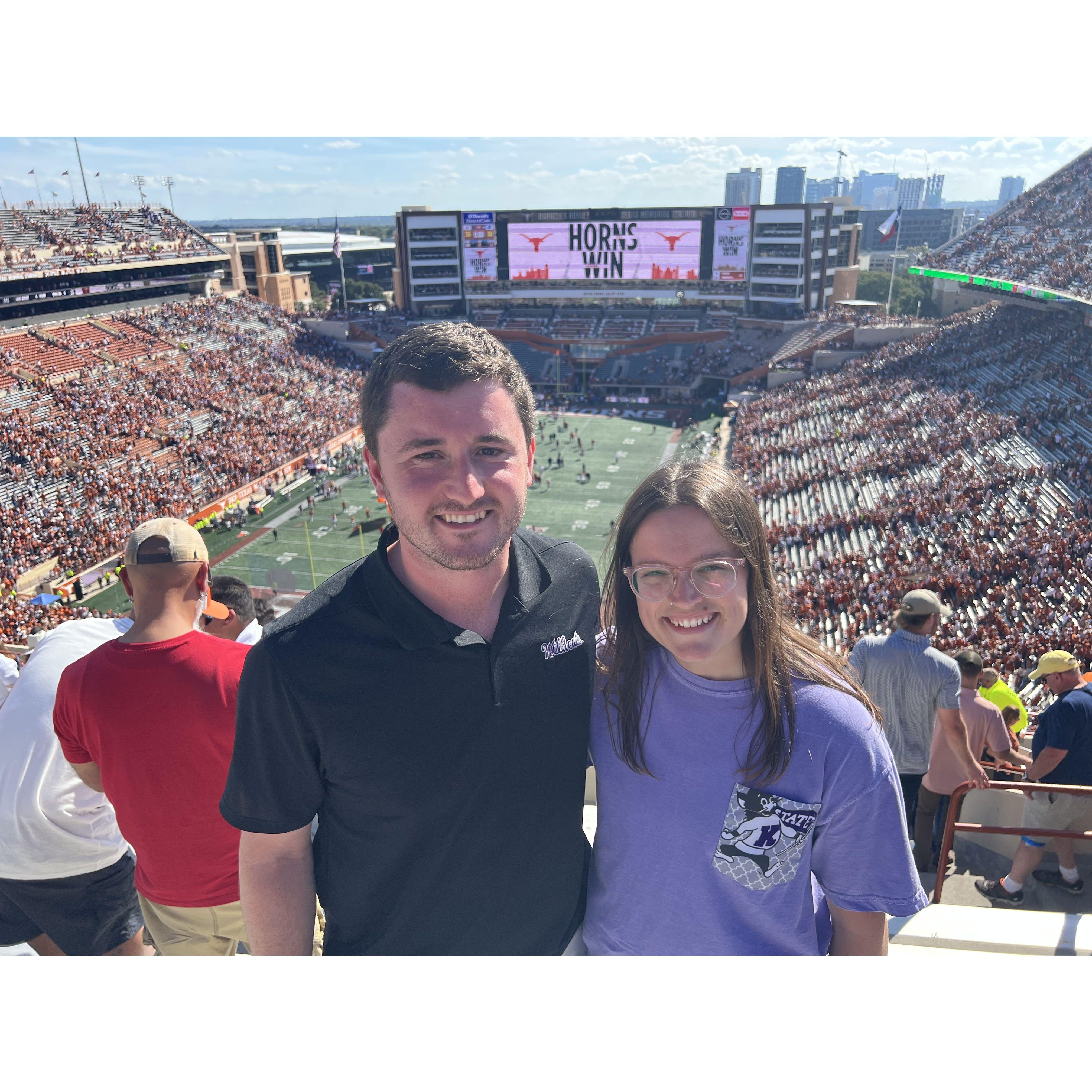 K-State vs Texas game in Austin (2023)