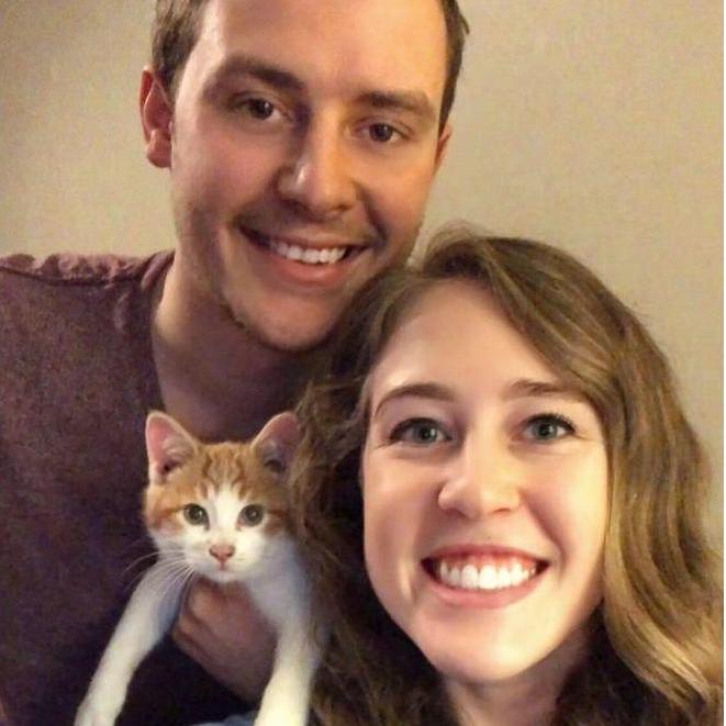 Our first photo as a new family, say hello to Archie! December 2019