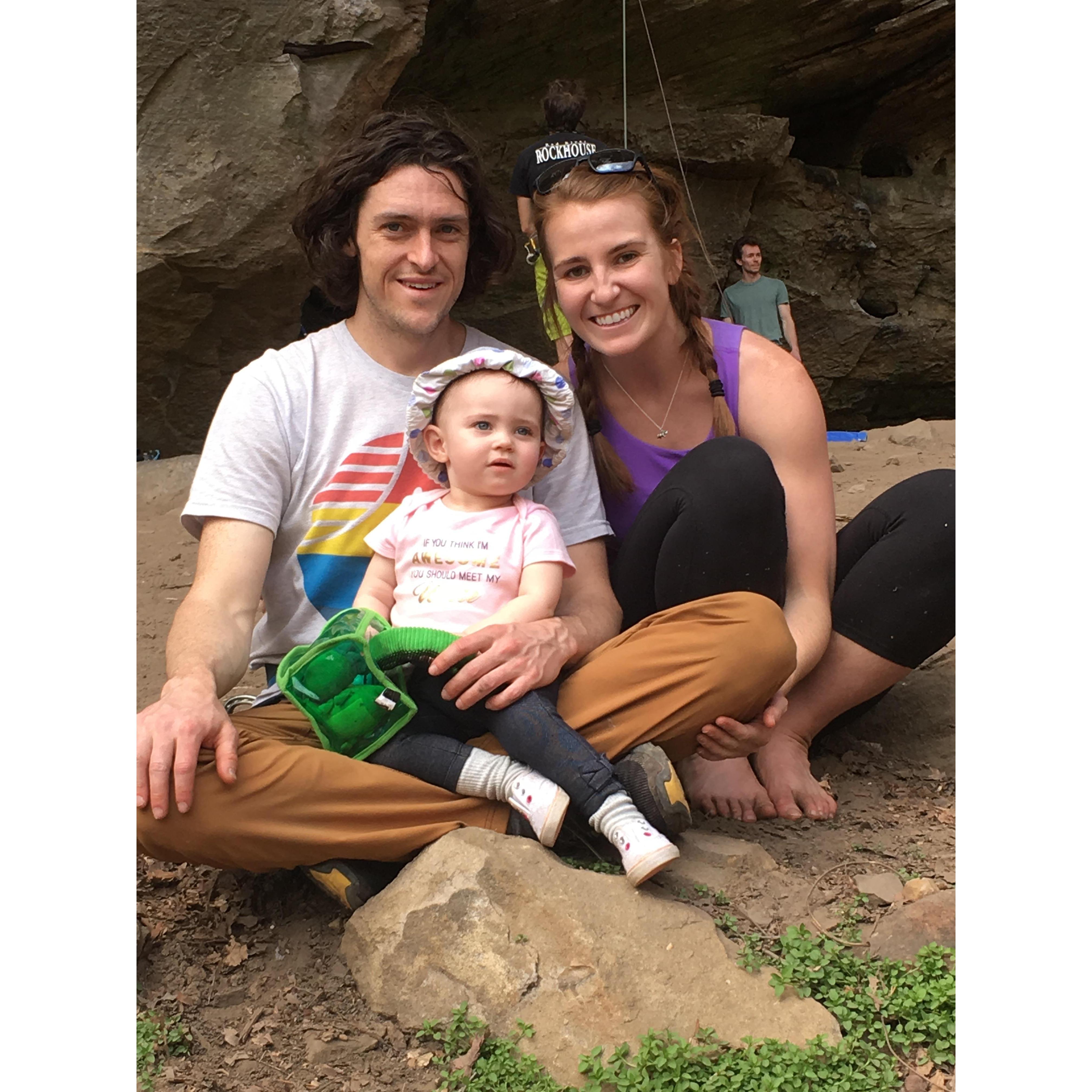 We grew up in the Red River Gorge and will continue to visit, explore, climb, and make memories there!