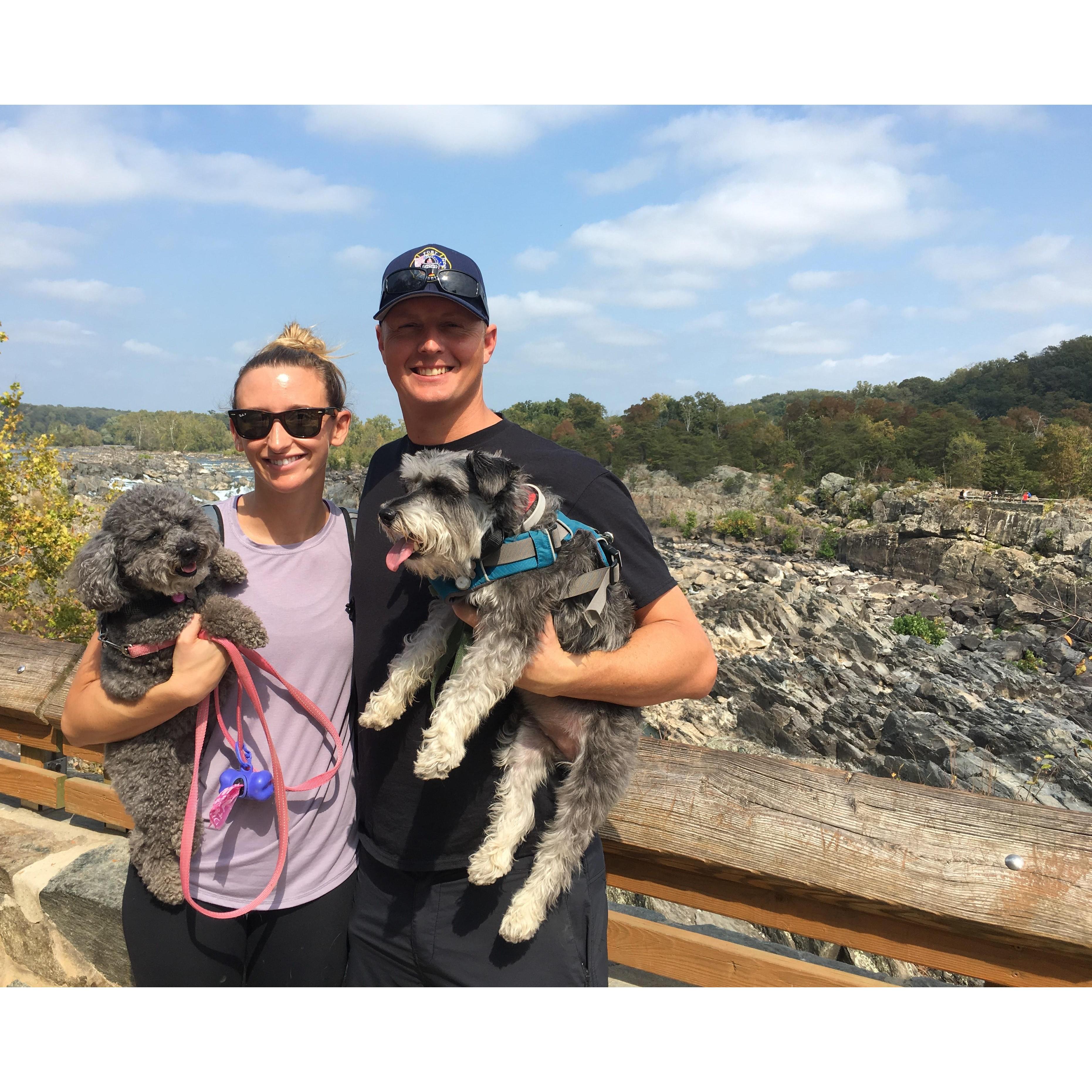Exploring our new home with our little family.