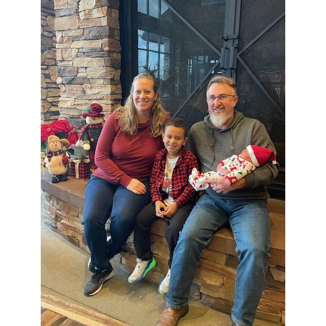 Our first Christmas with Makena!