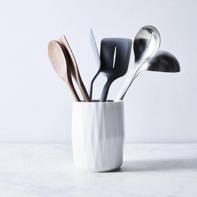 Ceramic Crock & Utensil Set