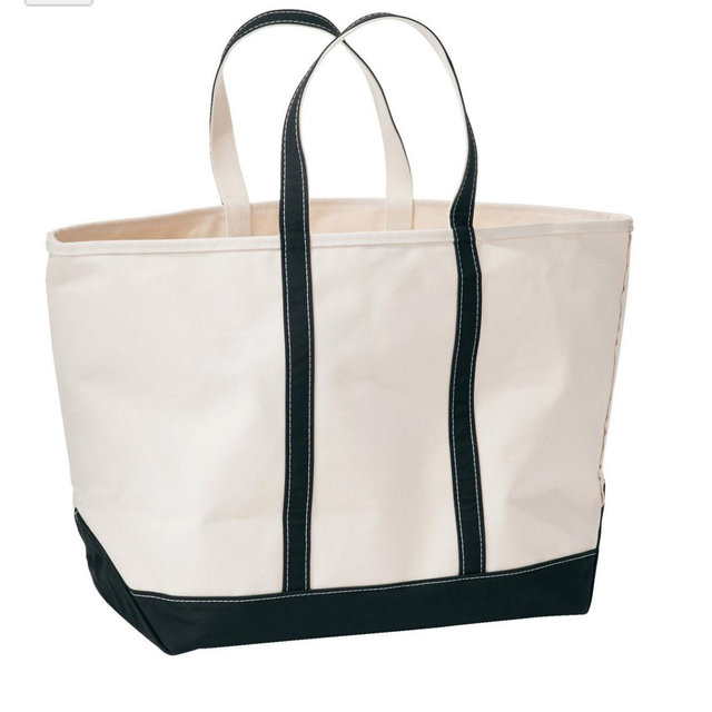 LL Bean Boat and Tote®, Open-Top- Black Extra Large