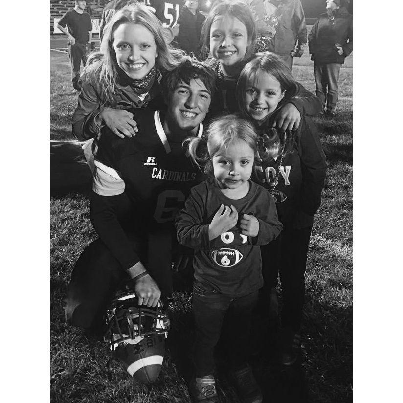 McCoy's senior year of football with his tiny but mighty fan club