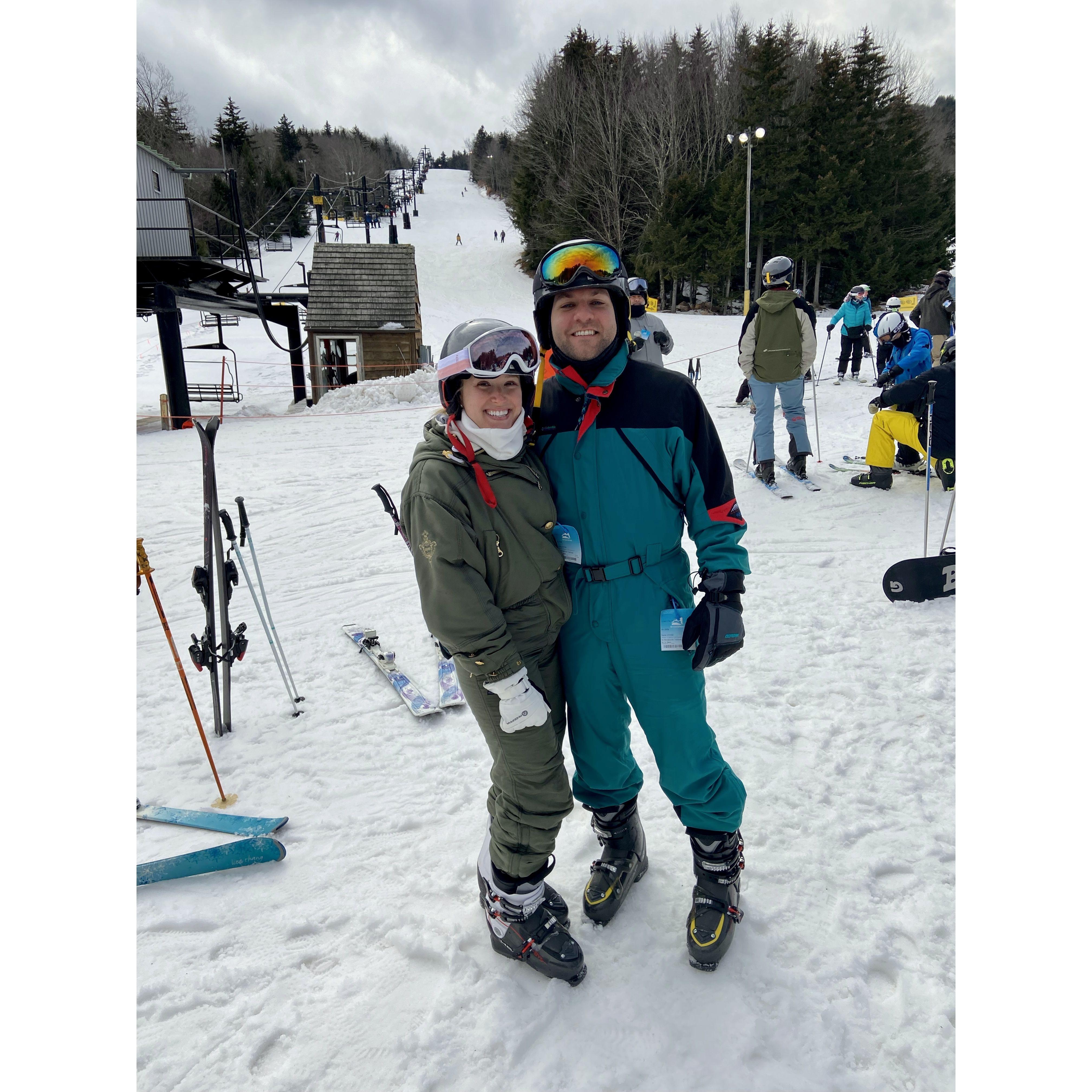 Skiing in Snowshoe, WV