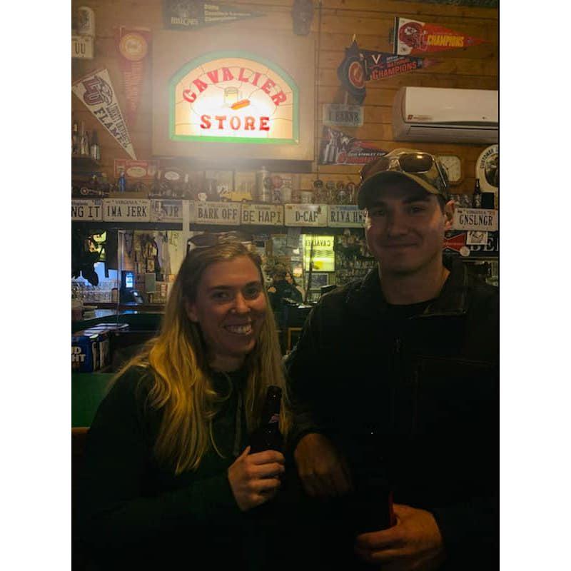 off the plane in Virginia and had to stop at the Cavalier! (hole in the wall small town bar)