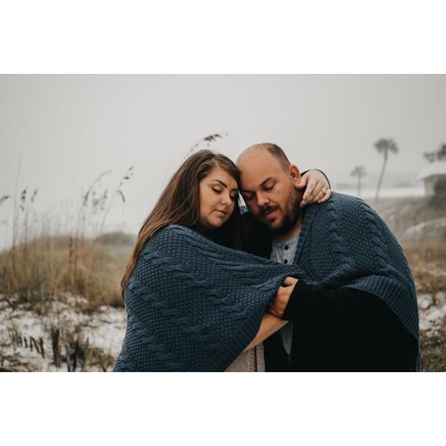 It wasn't cold. I just wanted a cute blanket in the photo.