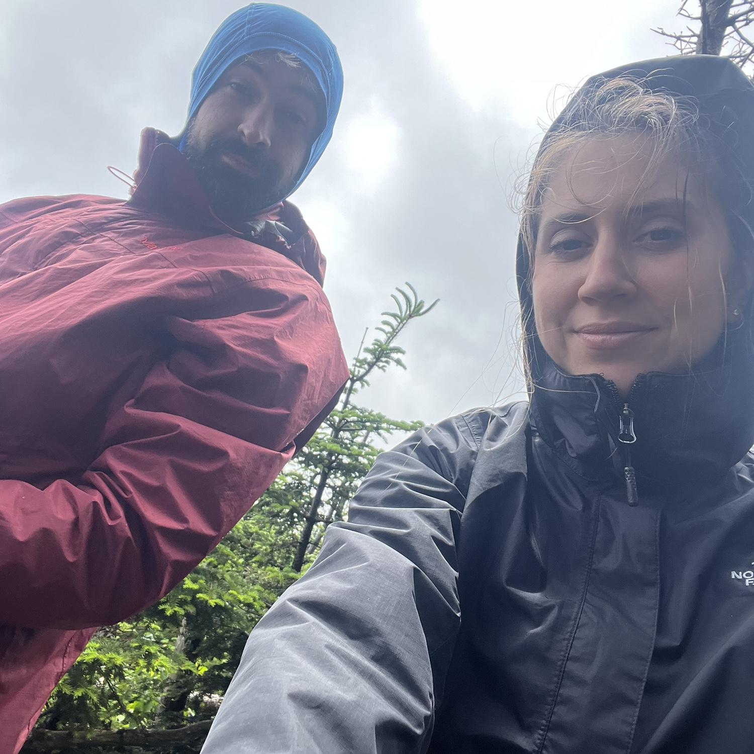 At the summit after checking a 46er off the list.