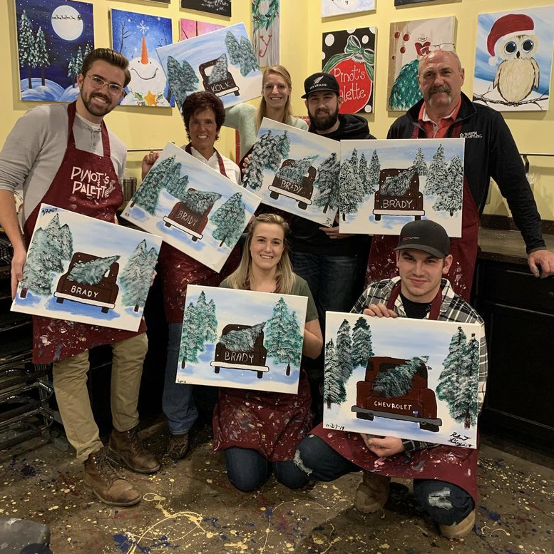 Brady Family Paint Night 2019