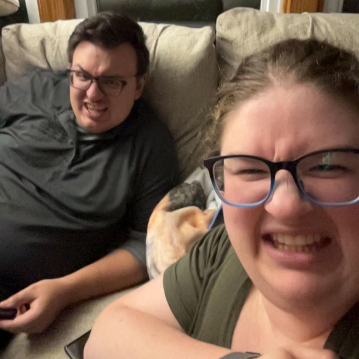 I have no idea why we posed like this :)
