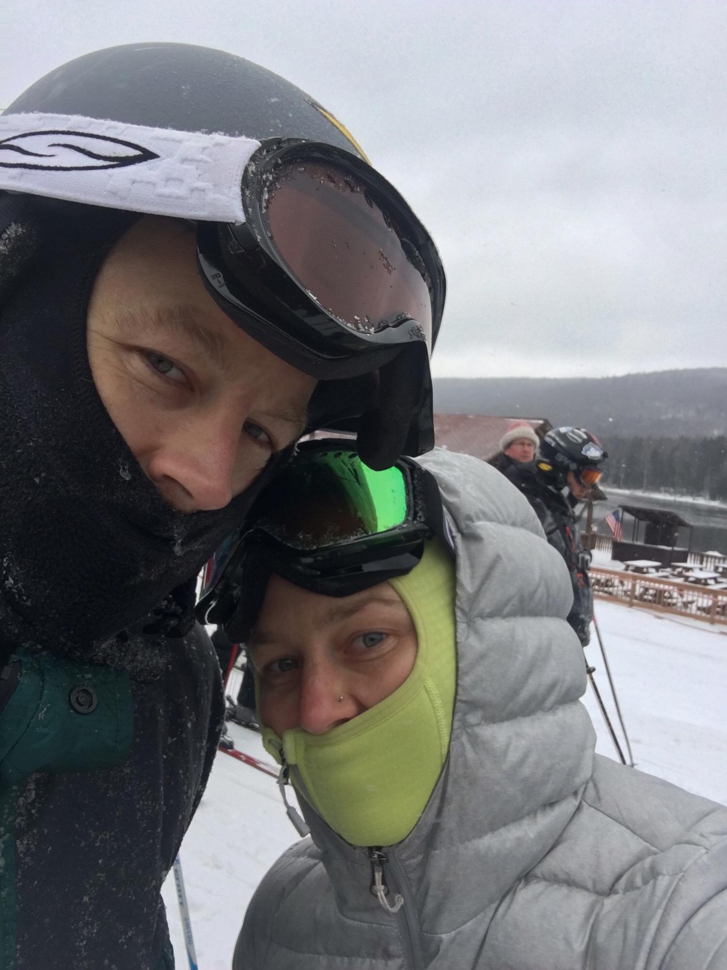 Russ and Jillian the slopes