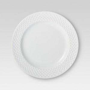 All Over Bead Porcelain Salad Plate 8.030 " White - Set of 4 - Threshold™
