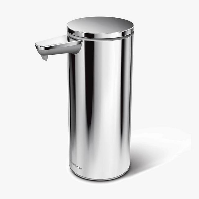 Simplehuman® 9 oz. Rechargeable Sensor Soap Pump, Polished Stainless Steel
