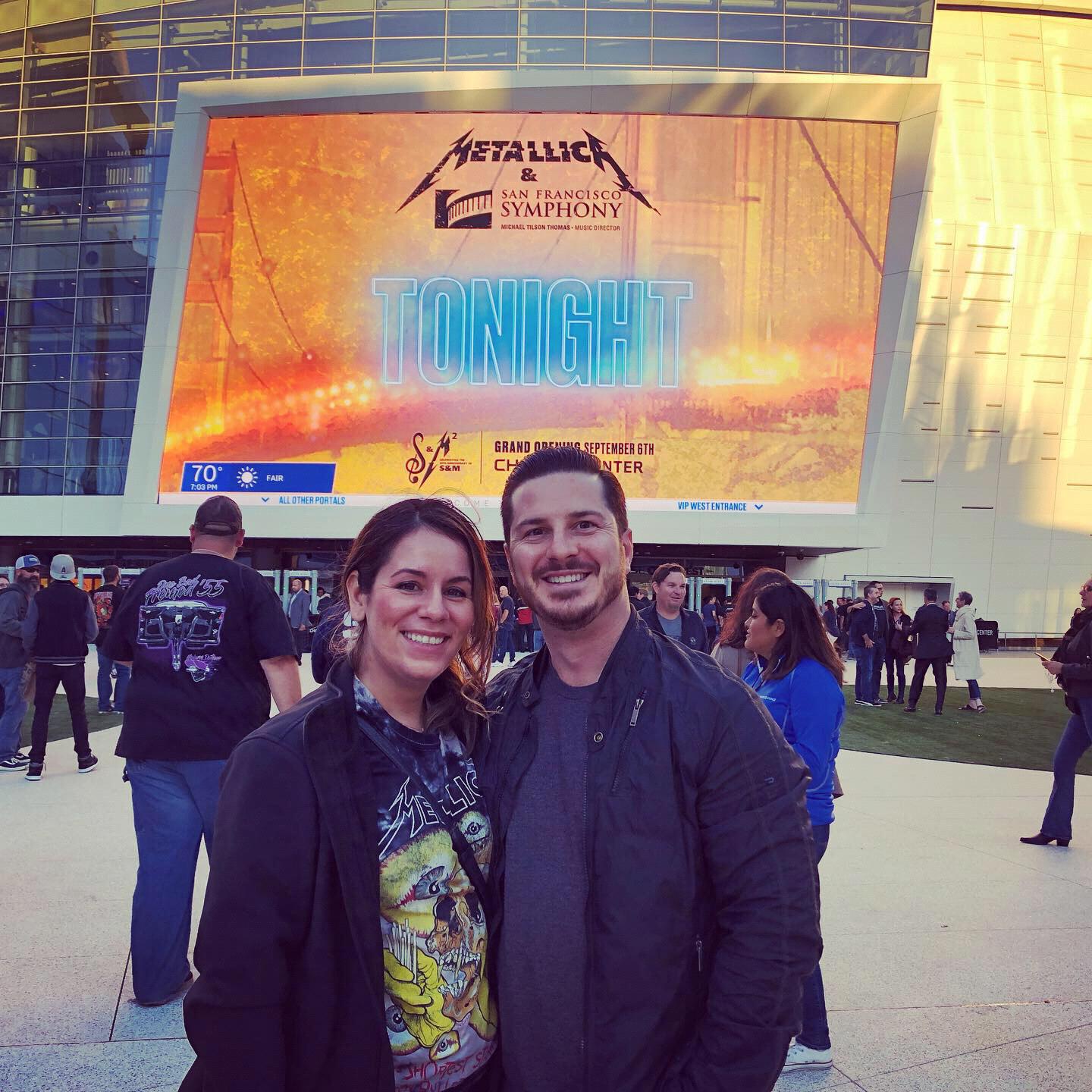 Opening night, Chase Center - Metallica