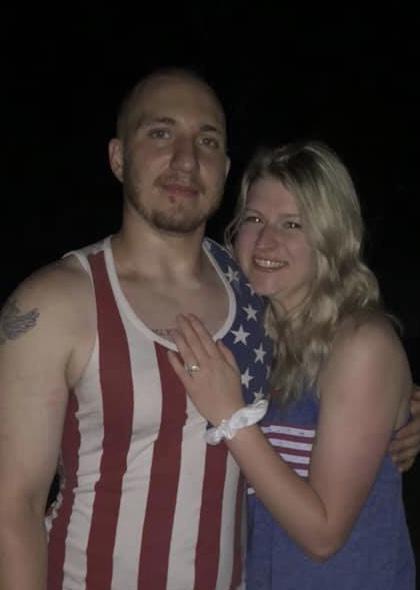 The day he proposed!