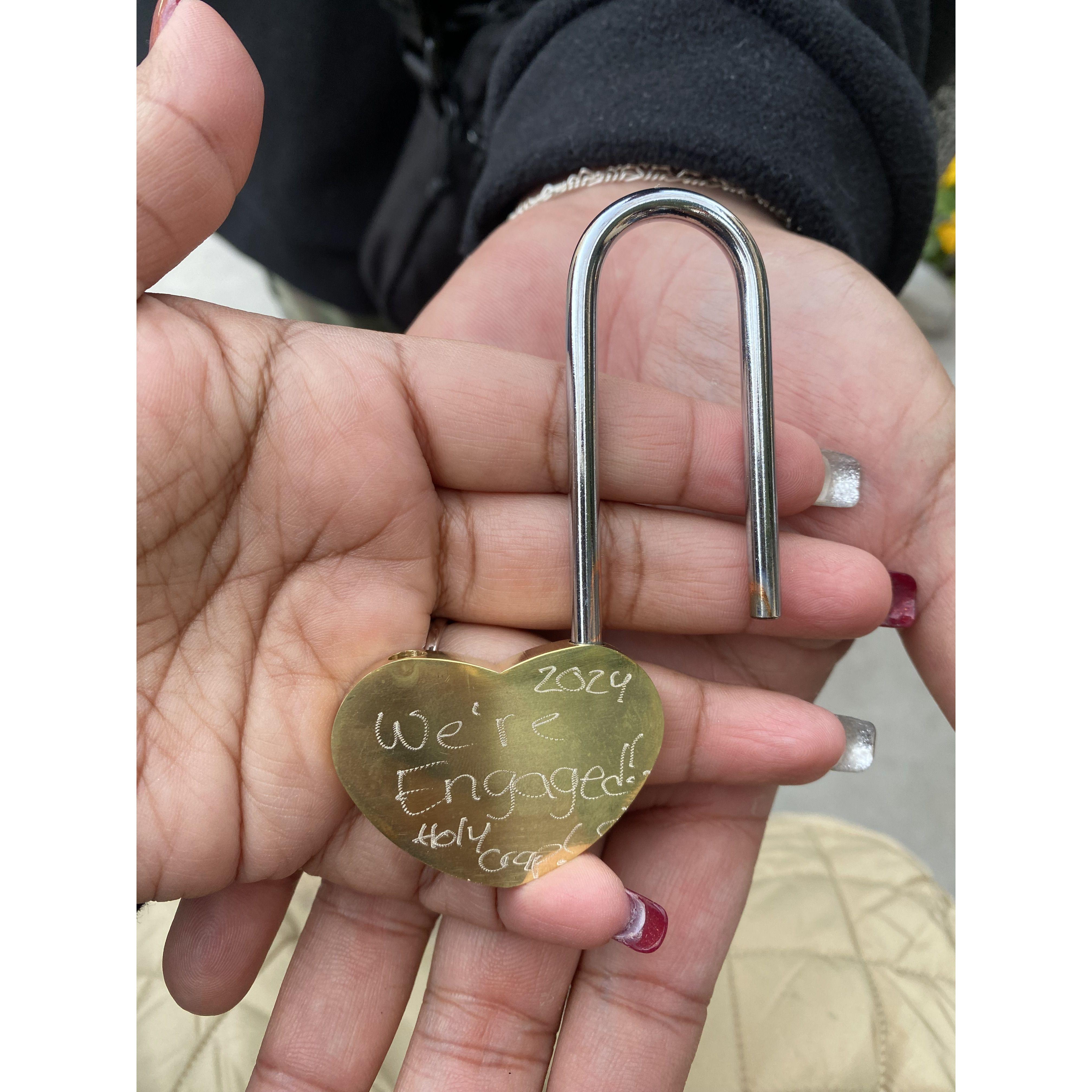 Adding to our love lock in Sedona!