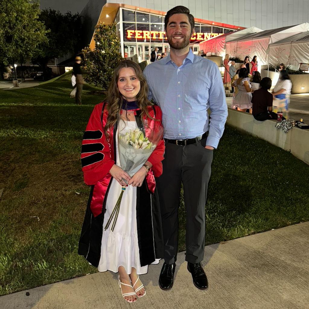 May 11th, 2024: Us at law school graduation (finally)!