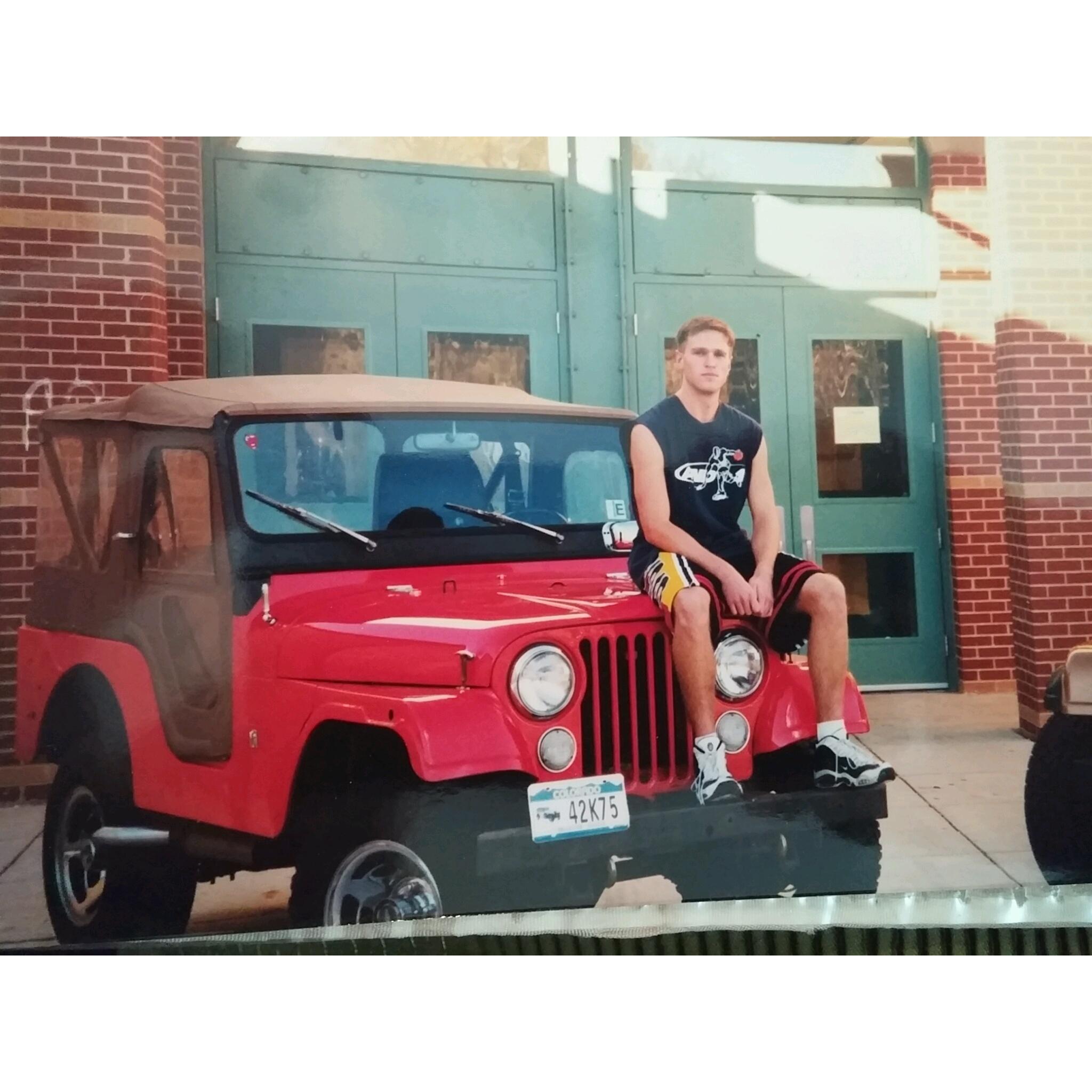 Jason couldn't believe that I had a crush on him in high school, but I most definitely did! I mean who would't have a crush on this stud muffin!