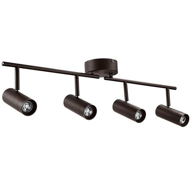 LEONLITE 28W LED Dimmable Track Light, ETL Listed 4-in-1 Ceiling Spot Lighting, 1800lm, Flexibly Rotatable Light Head, for Accent Lighting, Decorative Lighting, 5 Years Warranty