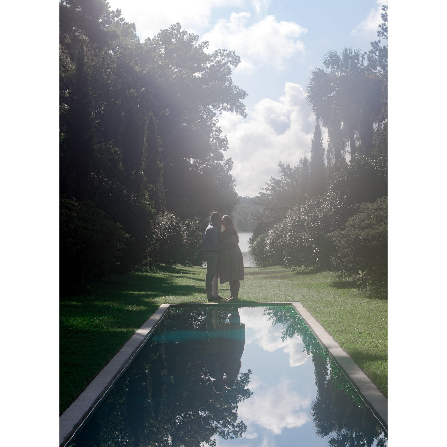 Engagement Photos taken at Maclay Gardens