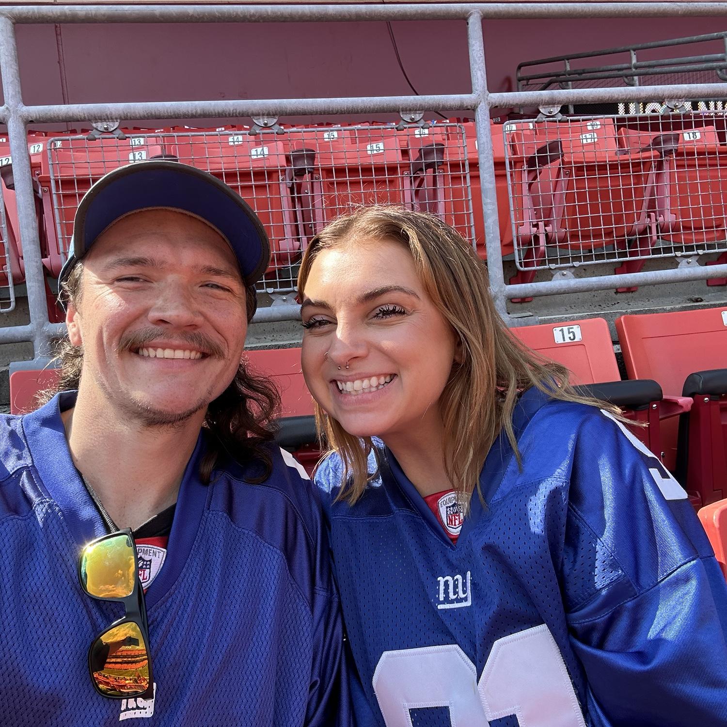 First football game.