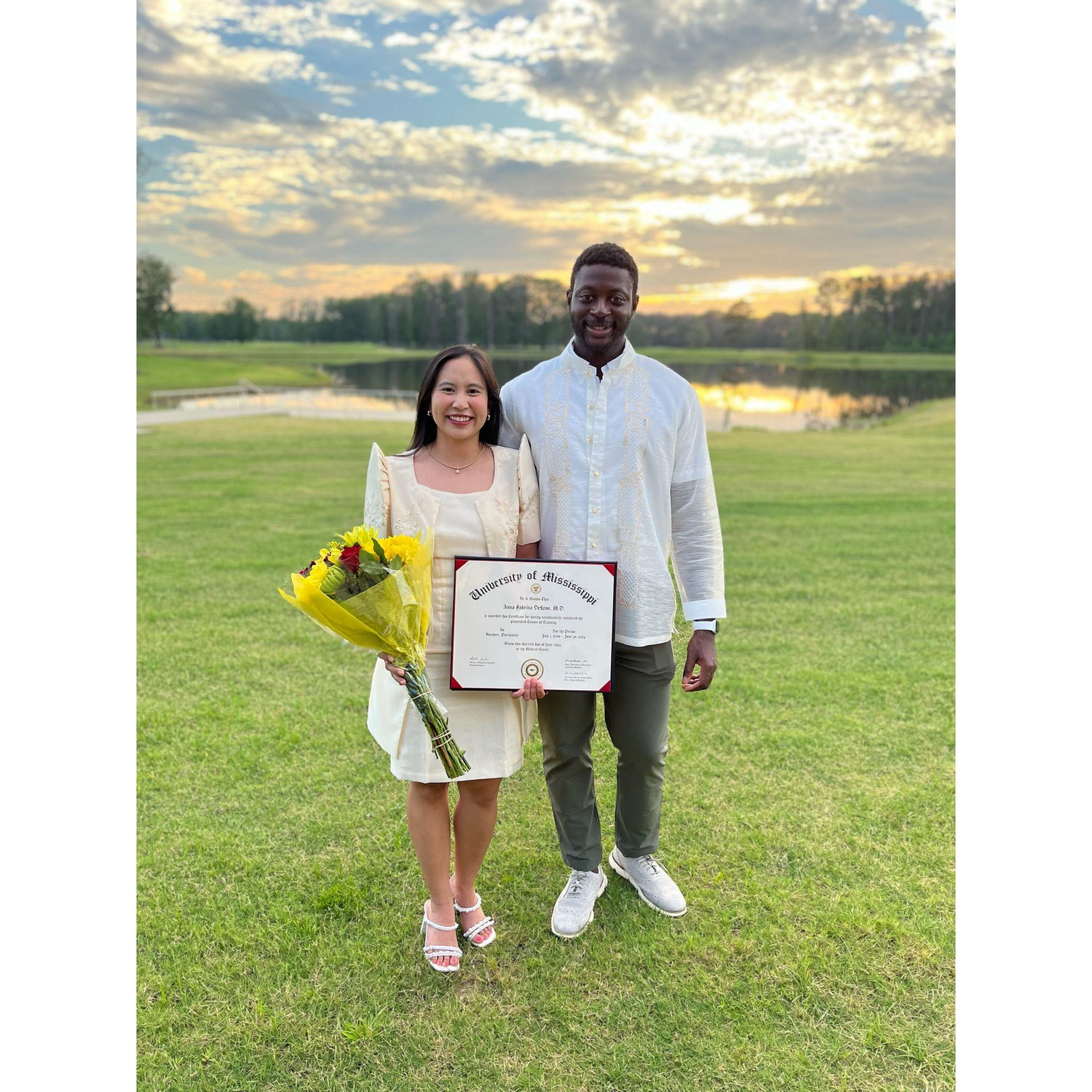 Sabrina's psychiatry residency graduation