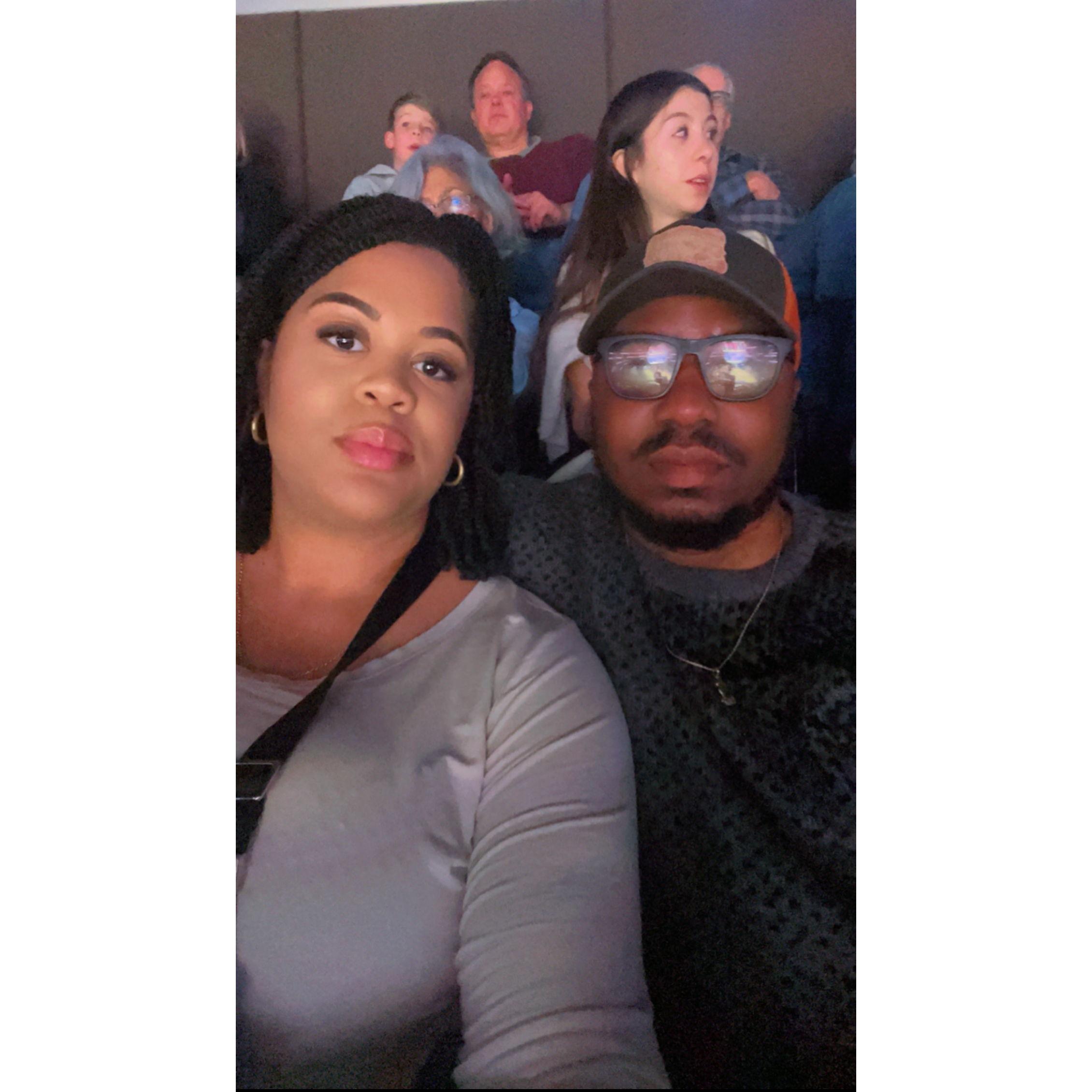 Enjoying an NBA Basketball Game!