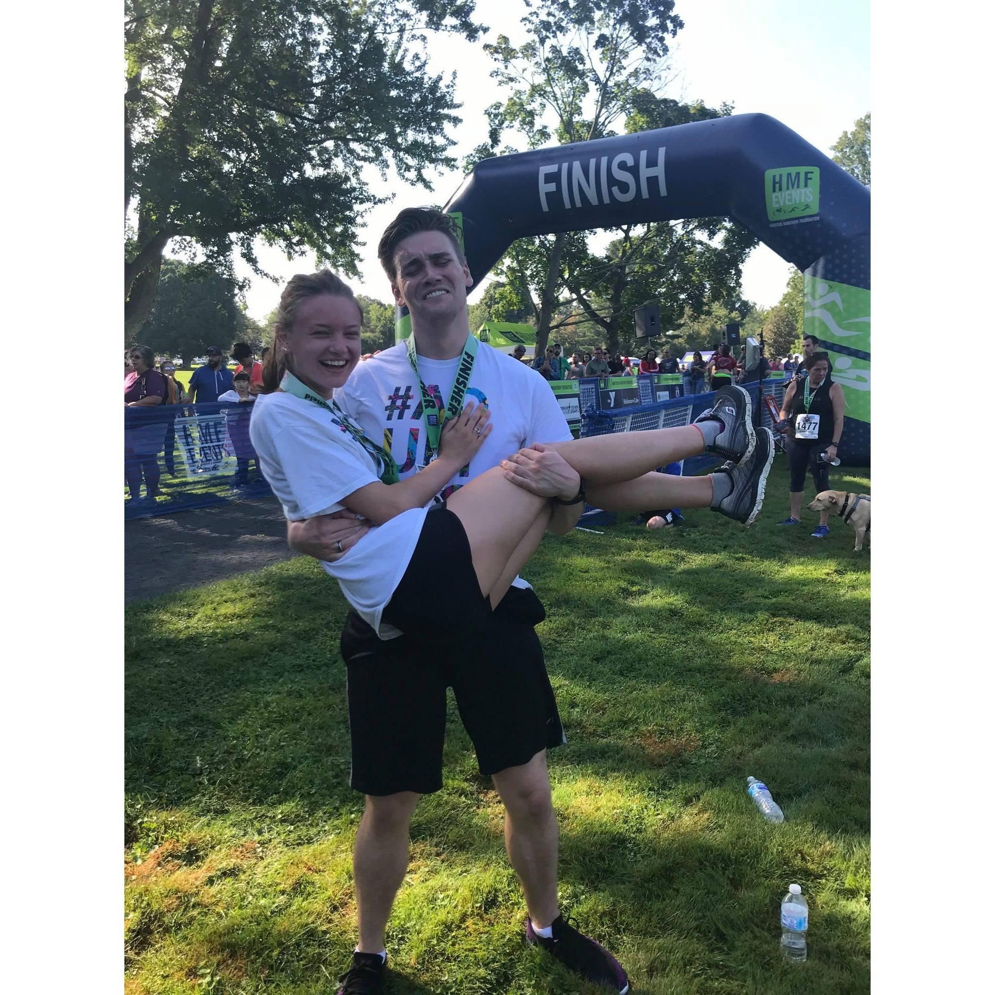After Zach's first 5K